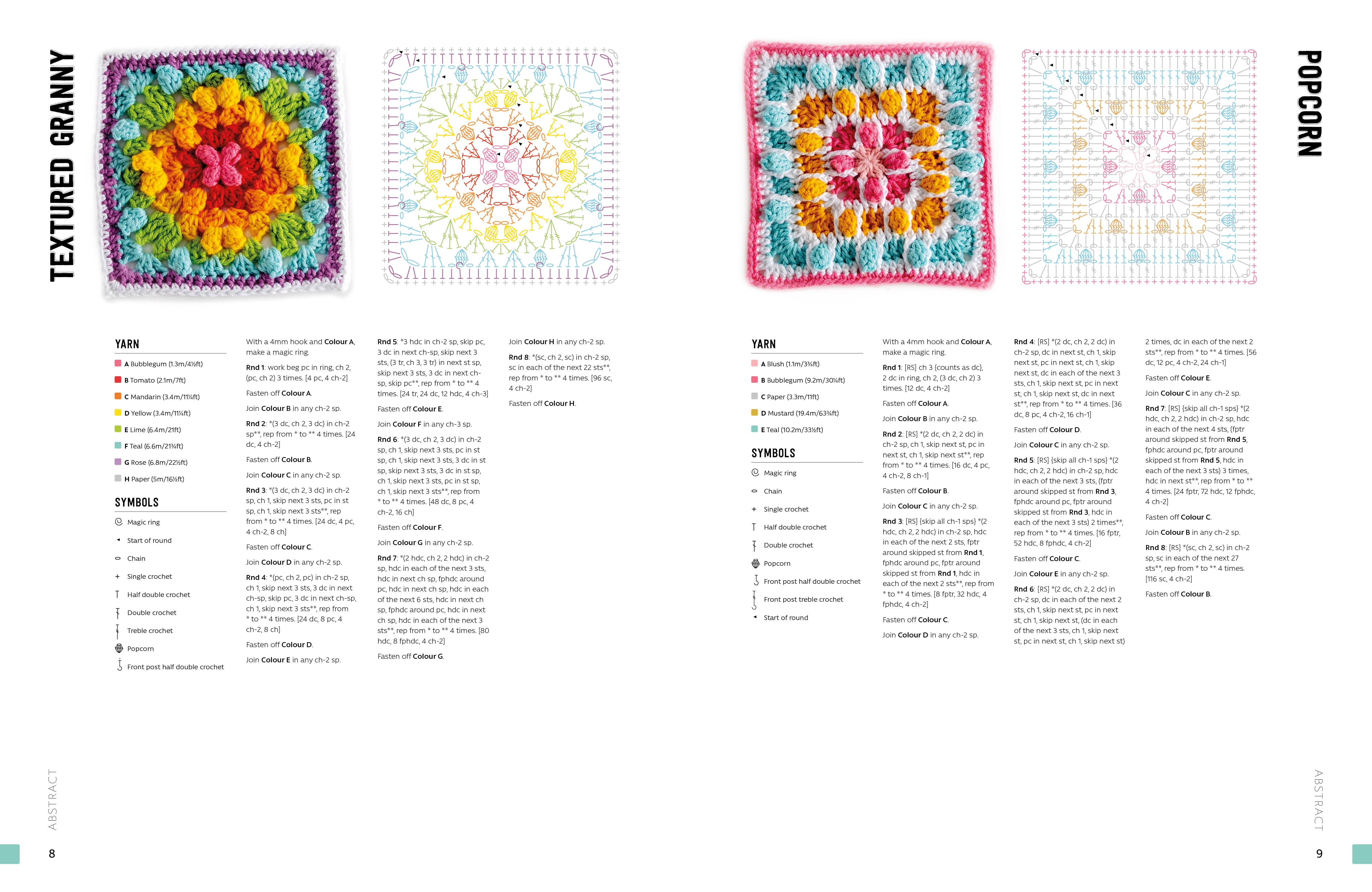 Buy 3d Granny Squares 100 Crochet Patterns For Pop Up Granny Squares Paperback Online At