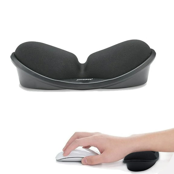 USIONE Memory Foam Wrist Rest Set: Mouse & Keyboard Pads with Anti-Skid Base, Comfortable Support for Office, Computer, Laptop & Mac – Durable, Lightweight, Pain Relief for Easy Typing