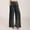 Black, variant on Olyvenn Women's High Elastic Waist Straight Wide Leg Pants Sequin Bling High Cut Casual Loose Pleated Party Night Out Club Wear Long Pants Black XXL