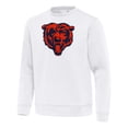 thumbnail image 2 of Men's Antigua White Chicago Bears Relevant Lightweight Pullover Sweatshirt, 2 of 3