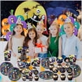 thumbnail image 3 of Night Before Christmas Birthday Party Supplies Balloons Plates Decoration Cake Topper Decor Tableware Banner Backdrop, 3 of 7
