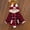 Red, variant on Girls Winter Coats Boys And Girls Winter Coat Waterproof Fleece Lined Thick Down Coats Puffy Cotton Jackets With Hood Girls Clothes on Clearance