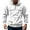 White, variant on Mens Casual Corduroy Hooded Sweatshirt Long Sleeve Pullover Hoodie With Pocket Gray XXL