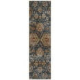 thumbnail image 2 of Addison Rugs Chantille Indoor/Outdoor Traditional Damask Navy Washable Runner Rug, 2'3" x 7'6", 2 of 6