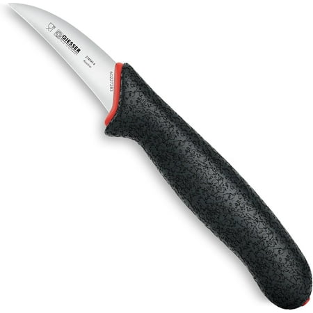 Giesser since 1776, Made in Germany, Santoku 7,5 inch, Ultra Slip Resistant, Dishwashersafe, rustfree, Japanese Chef Knife with small Peeling Knife (1)