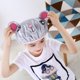thumbnail image 2 of Gorro de ducha de dibujos animados para niños, bonito jersey de satén de doble capa para el hogar, gorro de ducha impermeable para niños y niñas, 2 of 5