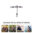 thumbnail image 4 of 20pcs en Forme de T Triple Baril Tournant Pivotant Perle Perle Pêche Accessoires de Tackle, 4 of 6