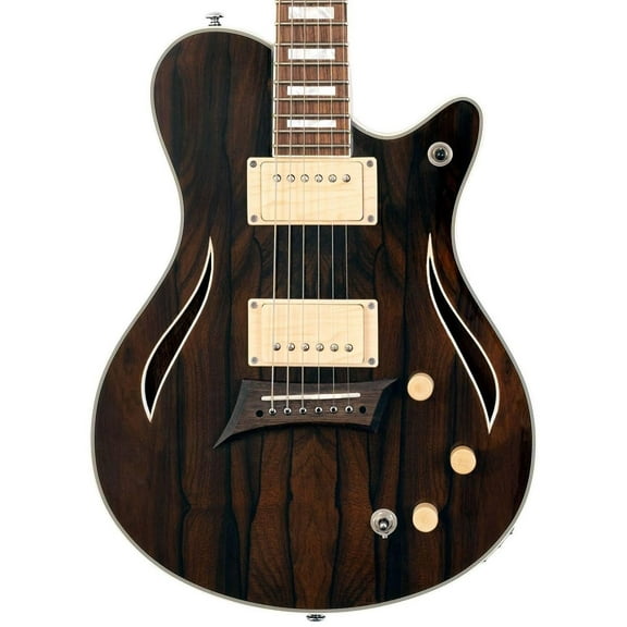 Michael Kelly Hybrid Special 24.75 in Semi-Hollow Acoustic-Electric Guitar, Multicolor