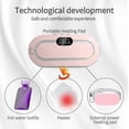 thumbnail image 3 of Portable Cordless Heating Pad For Menstrual Cramps Relief Heating Pad For Stomach 3-speed Temperature Adjustment And 3-speed Massage Modes Back And Be, 3 of 5