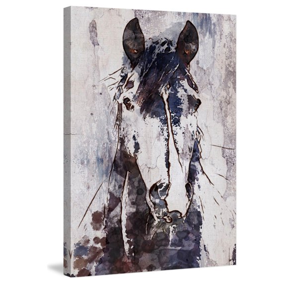 Marmont Hill "Mustang Horse" by Irena Orlov Painting Print on Wrapped Canvas