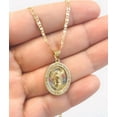 thumbnail image 2 of 14K Gold Filled Virgen De Guadalupe Necklace 16" Valentino Chain Womens Mens Girls Gifts Catholics, 2 of 7