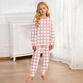 thumbnail image 2 of Jamsmile Toddler Girls Sets Sleepwear Print Long Sleeve Top And Pants Soft Sleepwear For Kids Girls Nightwear 2 Piece, 2 of 4