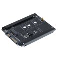 thumbnail image 2 of 2X Caja Negra B + M Socket 2 M.2 NGFF (SATA) SSD Una 2.5 Adaptador SATA para 2230/2242/2260 / 2280mm SSD M2, 2 of 5