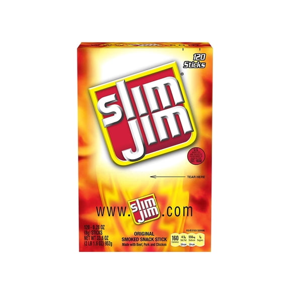 Brand of Slim Jim CM31 Original (120 ct.) - Pack of 1 - Bulk Disc, Limited Edition