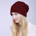 thumbnail image 3 of Gorro holgado cálido y grueso: gorro de punto de gran tamaño, gorro de invierno para hombres y mujeres, 3 of 8
