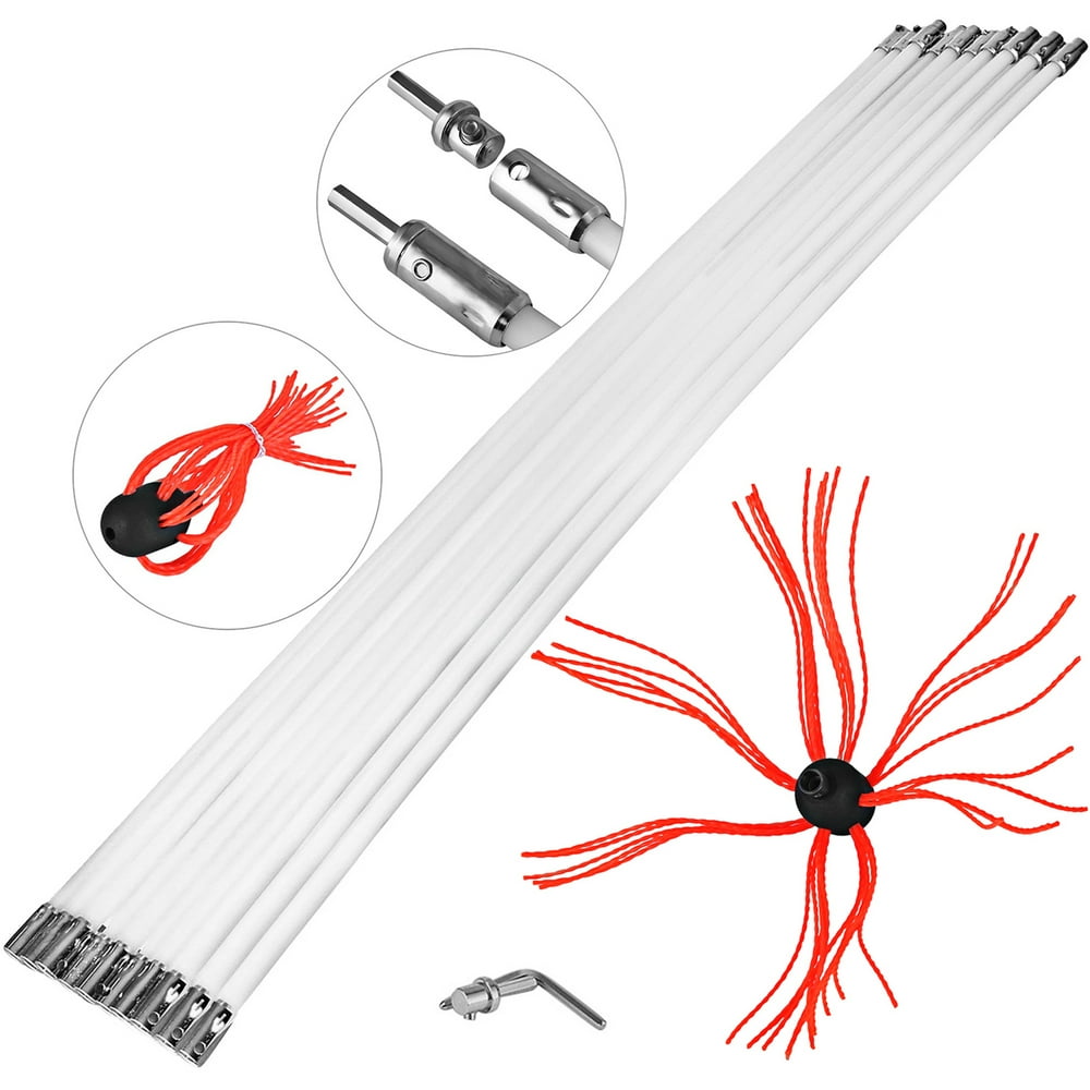 VEVOR Chimney Sweeping Brush Rotary Chimney Brush 394Inch Chimney Brush
