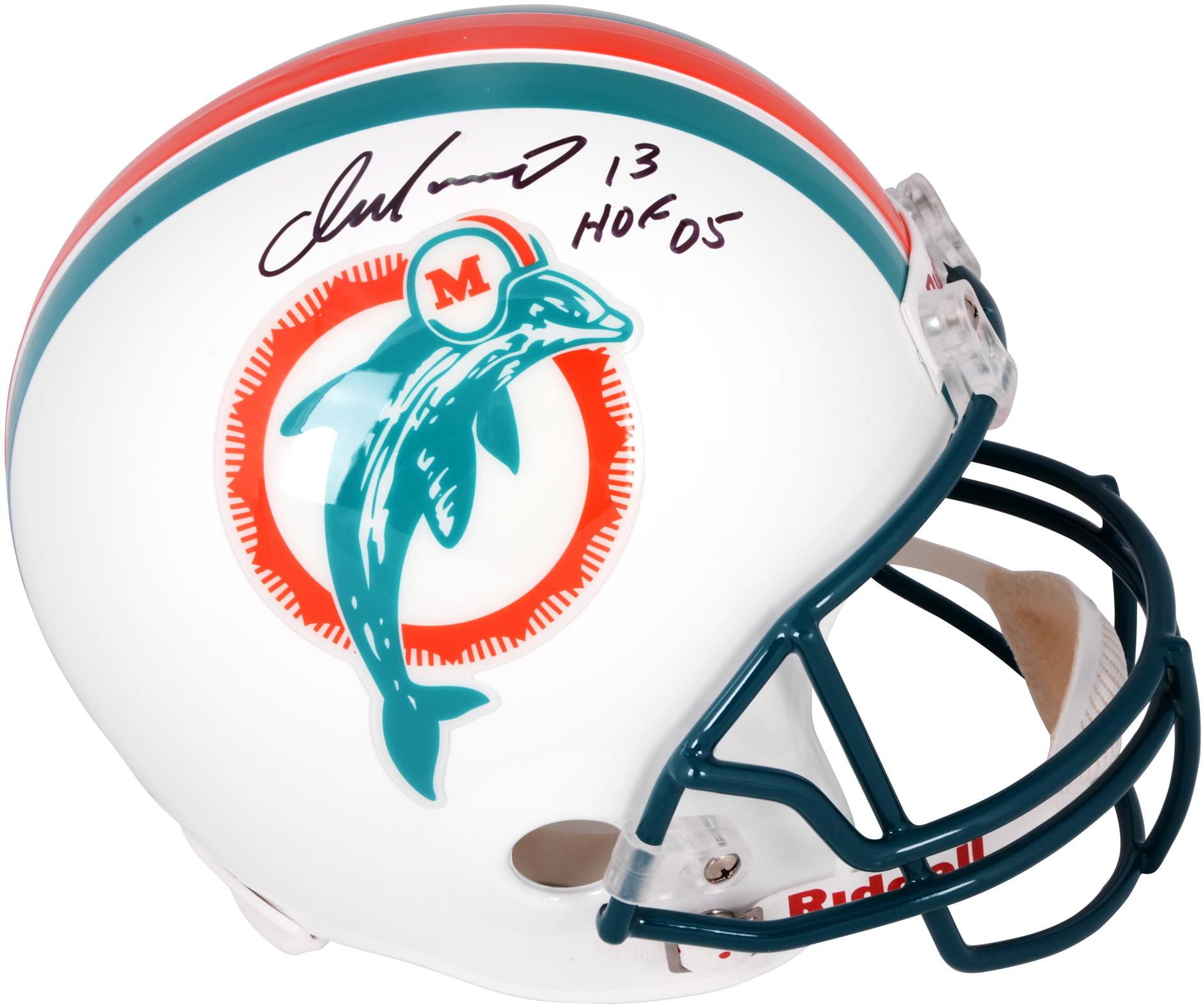 Dan Marino Miami Dolphins Autographed Riddell Replica Throwback Helmet Fanatics Authentic Certified