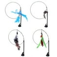 thumbnail image 4 of Cat Stick Playing Wand Multi-head Interchangeable Automatic Cat Interactive Toy Pet Supplies, 4 of 9