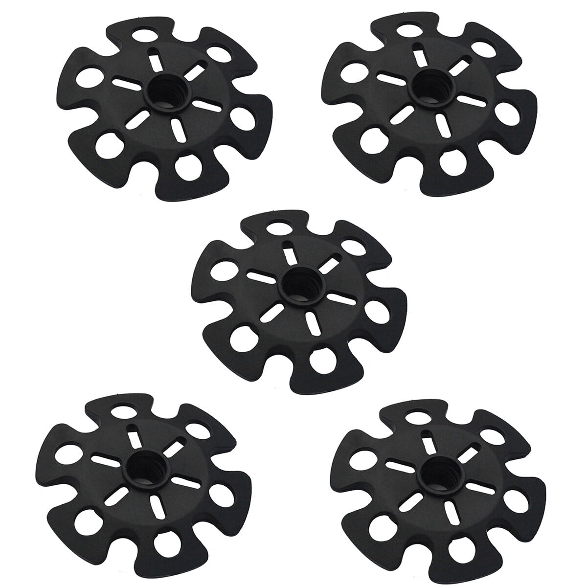 5pcs Outdoor Climbing Trekking Pole Tips Snow Flake Mud Ski Baskets