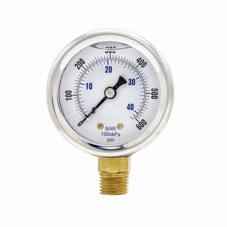 Pic Gauges Pressure Gauge 1/4 in. NPT 2 in. 201L-204K