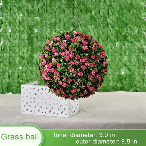 Artificial Decorative Balls,Faux Decorative Greenery Balls,Green Hanging Fake Plants Balls for Indoor Outdoor, Garden, Wedding Party Decor
