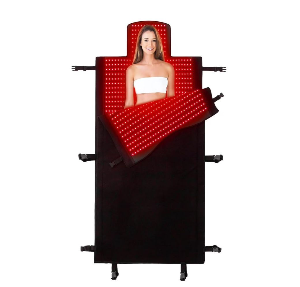 New Red Light Therapy Mat Full Body 84.6'x33.5"2680pcs LED Beads 660nm&850nmRed Light Therapy Device