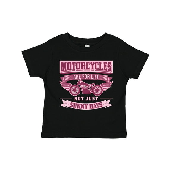 Inktastic Motorcycle Female Biker Girls Toddler T-Shirt