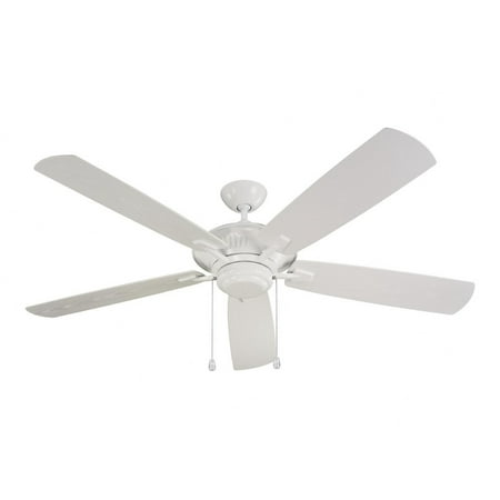 

5 Blade 60 inch Classic Ceiling Fan-White Finish Bailey Street Home 96-Bel-3395021