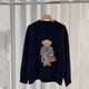 thumbnail image 3 of Suéter de cachemira de primavera para mujer Suéter Ralph Bear Suéter elegante informal holgado con cuello redondo Suéter de punto para mujer Lauren Bear 2024 Nuevo, 3 of 5