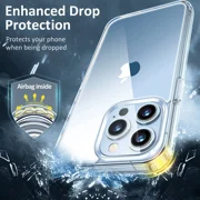 Starshop iPhone 17E Case Phone Cover Shockproof Slim With Glass Screen - Clear