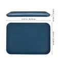 thumbnail image 2 of Nestingho 2Pcs Dark Blue Plastic Fast Food Trays with Nonslip Surface for Versatile Use, 2 of 7