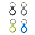 thumbnail image 2 of Onn. Protective Holder with Carabiner-Style Ring for Apple AirTag, Silicone, Multi Colors, 4 Count, 2 of 6