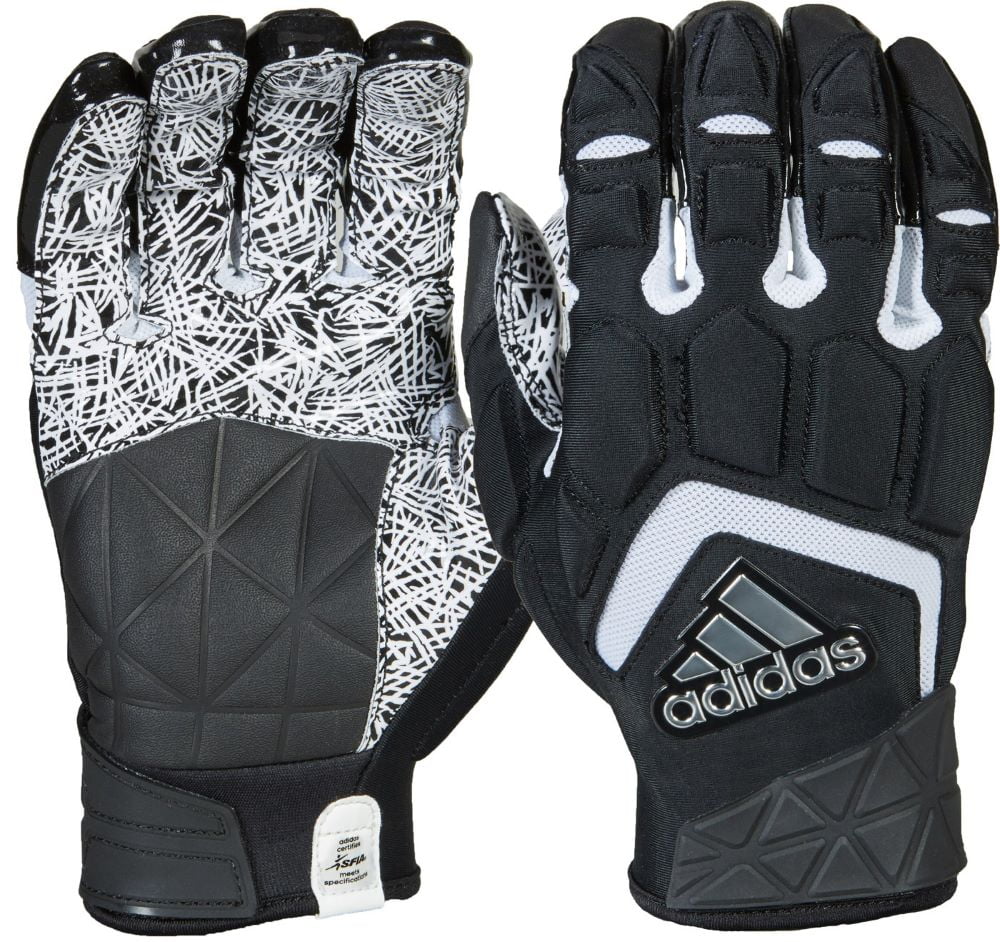 exprimir Finanzas surf New Adidas Freak Max Lineman Padded Football Gloves AF0803-202 Black Size  4XL - Walmart.com