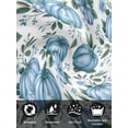 thumbnail image 7 of Blue Pumpkin Cloth Napkins Set of 4 Reusable Dinner Napkins, Thanksgiving Autumn Fall Leaf Flower Cocktail Napkin Washable Table Napkins for Wedding/Holiday Party/Baby Shower 20"x20", 7 of 7
