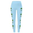 thumbnail image 3 of WILLBEST Leggings de Cintura Alta para Mujer, para Entrenamiento, Yoga, Suaves, Elásticos, con Estampado Navideño, Bloques de Color, Cómodos, para Fitness Y Running, 2300 Grande, 3 of 4