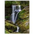 thumbnail image 1 of Picture-Tiles.com: Waterfalls Ceramic Tile Wall Mural WAL501135-34M. 18"W x 24"H using (12) 6" x 6" Ceramic Tiles-Satin Finish, 1 of 3