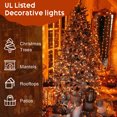 thumbnail image 3 of Scidweet Halloween Lights, 63 ft 300 LED Twinkle String Lights for Halloween Decorations, Orange, 3 of 6