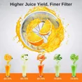thumbnail image 6 of 800W Electric Juicer Fruit Vegetable Blender Juice Extractor Citrus Machine 2-Speed for Whole Fruits & Vegetables, Black, 6 of 13