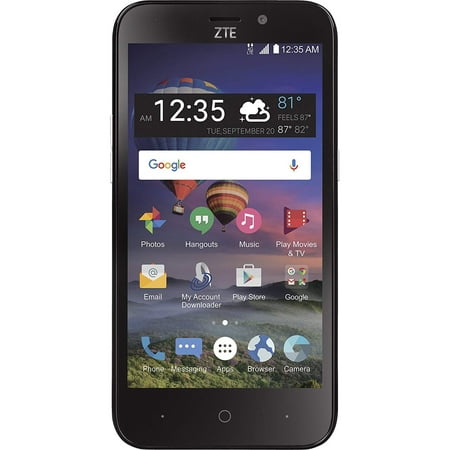 TracFone ZTE ZFive2 4G LTE Prepaid Smartphone (Best Prepaid Phone Deals)