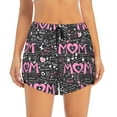 thumbnail image 4 of Lsque Lovely Mom Ever Printed Women's Running Shorts with Liner Pockets,Elastic Quick Dry Workout Athletic Gym Yoga Shorts,Womens High Waist Shorts-Medium, 4 of 9
