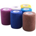 thumbnail image 3 of Zone Self Adhesive Bandage 6 Rolls Elastic Cohesive Wrap Bandage Color Random (7.5cm * 4.5m), 3 of 6