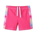 thumbnail image 3 of BAOHULU Girls Printed Short Sleeve Swimsuits Kids Rash Guard Two Pieces UPF 50+ Swimwear, 3 of 6