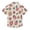 Cute Strawberries Flowers Leaf, variant on Dailycode Small Short Sleeve Button Down Shirts Sun Moon Face and Swirling Clouds Casual Shirt 3-10 Years