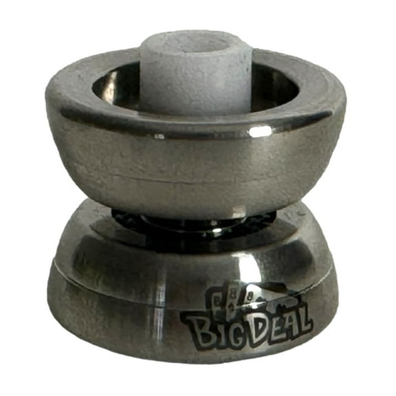 YoYoFactory Big Deal Yo-Yo - Stainless Steel Micro YoYo with Hubstacks (Raw)