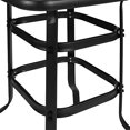 thumbnail image 5 of Flash Furniture 27.5" Square Black Tempered Glass Bar Height Metal Patio Bar Table, 5 of 5