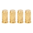 thumbnail image 1 of Guitar Bridge Mounting Anchors, Metal Accuracy Design Guitars Bridges Bushing Easy Installation   For Electric Guitars Gold, 1 of 8