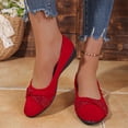 thumbnail image 6 of Wensltd Women Comfy Shoes Wide Width Pointed Toe Low Heel Shoes for Daily Casual Wear, 6 of 9