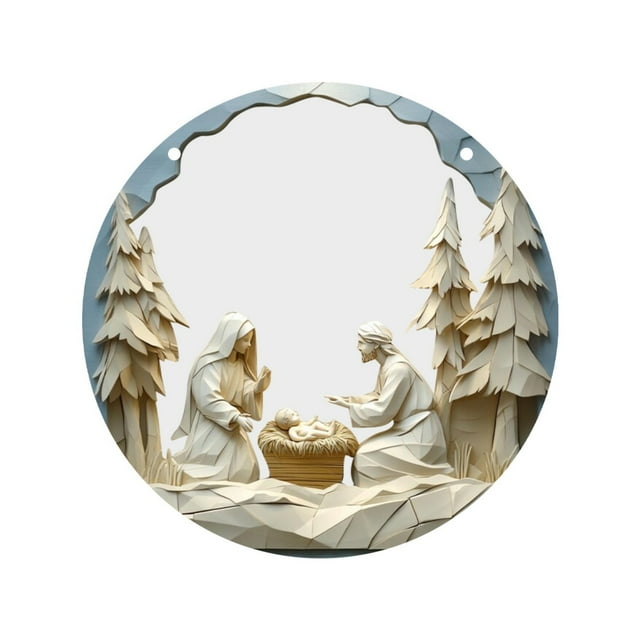 Adornos de Natividad Adornos Navideños Colgantes Natividad Adornos de Natividad Para Navidad 111 Adornos Navideños de Natividad Decoración Religiosa