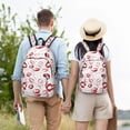 thumbnail image 4 of Easygdp Red Lips Mochila de Lona Resistente para Laptop, Compatible con Laptops de 15 a 17 pulgadas, Ideal para Escuela, Trabajo y Viajes-Medium, 4 of 5