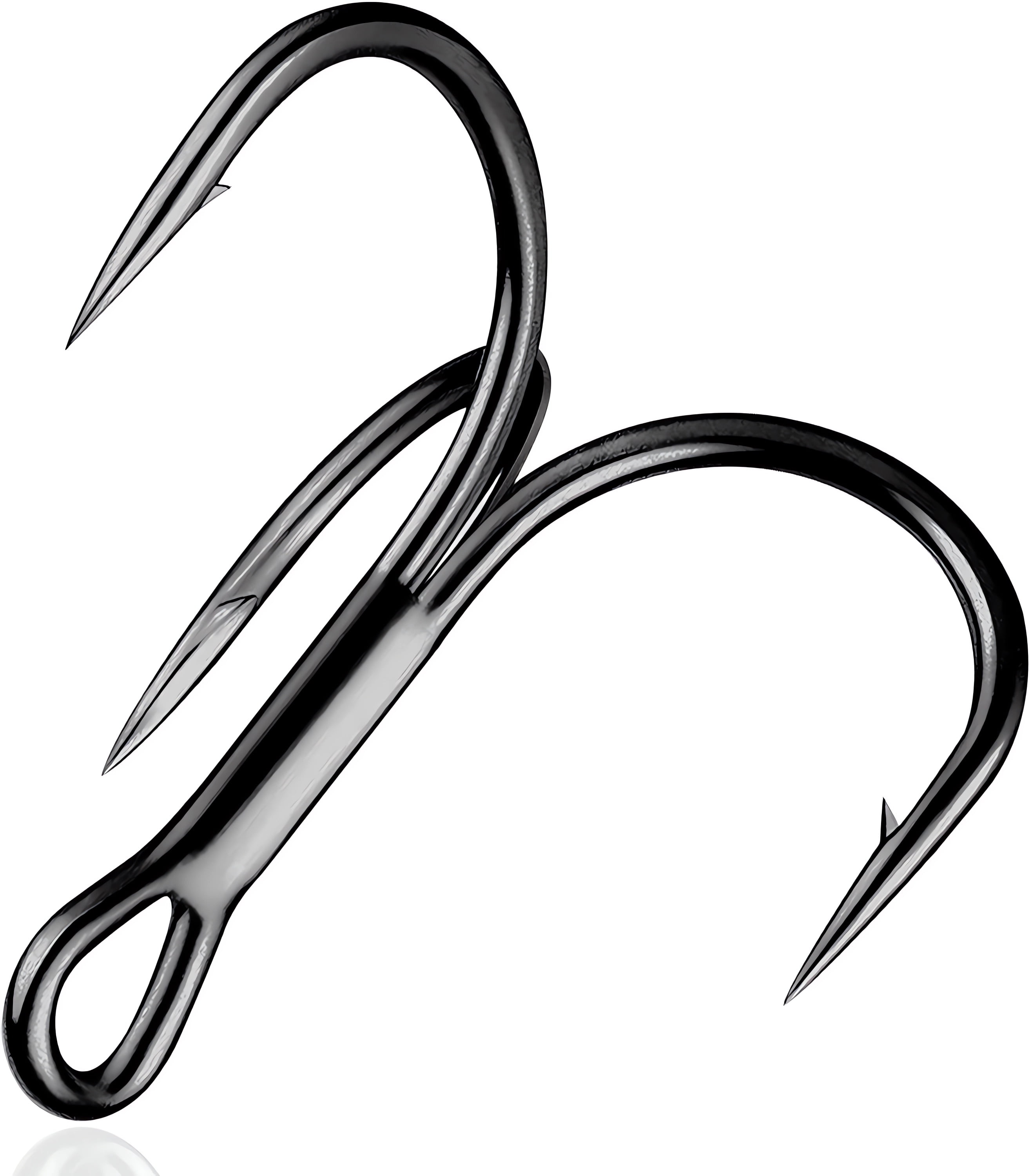 Lot De 6 Hameçons Triples Plombés 8/0 – 2.5 Onces, Pêche, Neufs